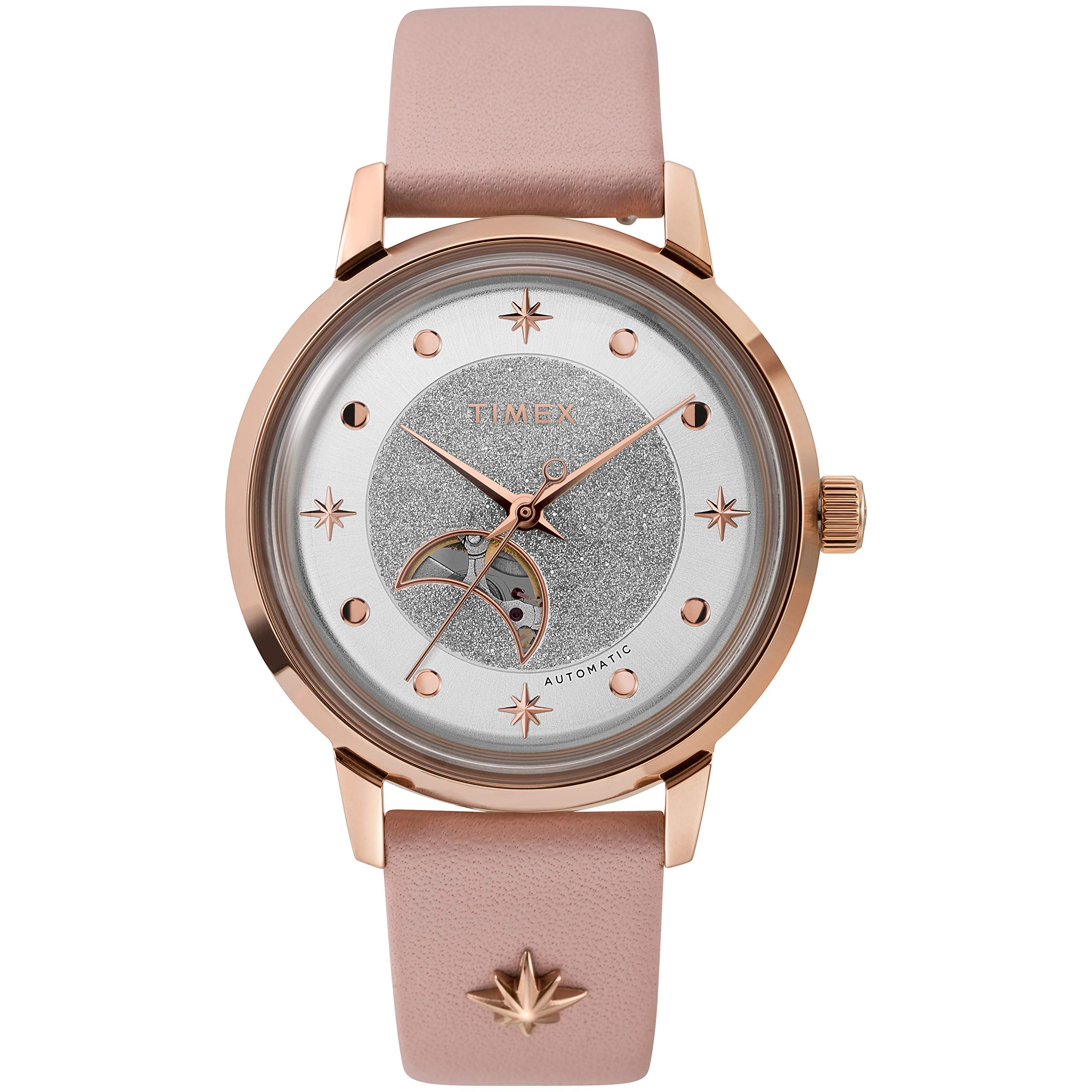 Timex Women s Celestial Opulence Automatic 38mm Watch, Pink/Rose Gold Galaxy. , 38mm, modern
Timex Women s Celestial Opulence Automatic 38mm Watch, Pink/Rose Gold Galaxy. , 38mm, modern