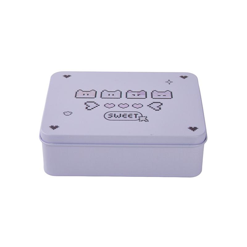 Мультяшный узор с крышкой Жестяная коробка для хранения визиток Маленькая прямоугольная коробка для заколок, монет, украшений
Мультяшный узор с крышкой Жестяная коробка для хранения визиток Маленькая прямоугольная коробка для заколок, монет, украшений