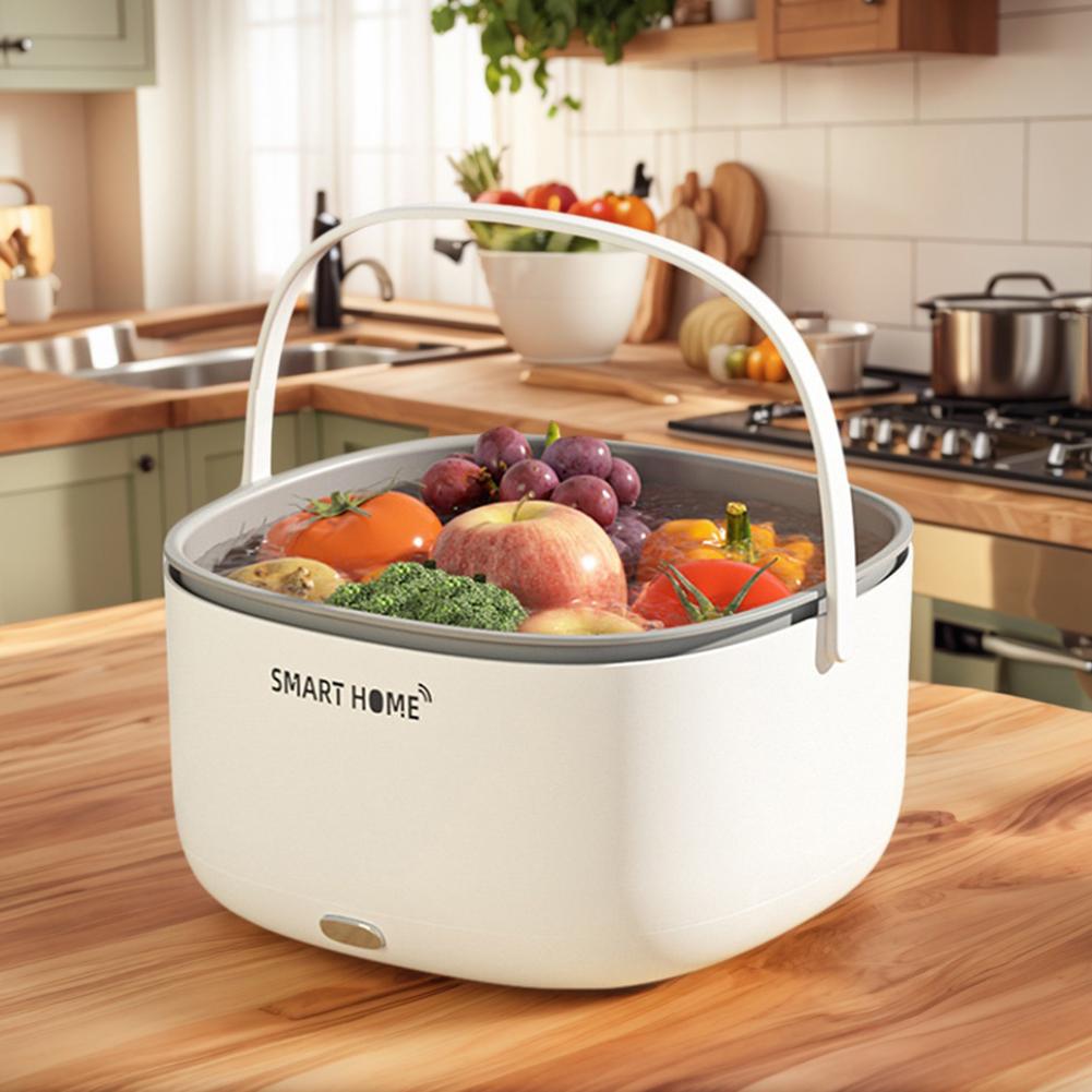 Ultrasonic Fruit and Vegetable Washing Machine with Handle Fruit Cleaner Device Vegetables Cleaning Basket for Kitchen China Mainland
Ultrasonic Fruit and Vegetable Washing Machine with Handle Fruit Cleaner Device Vegetables Cleaning Basket for Kitchen China Mainland