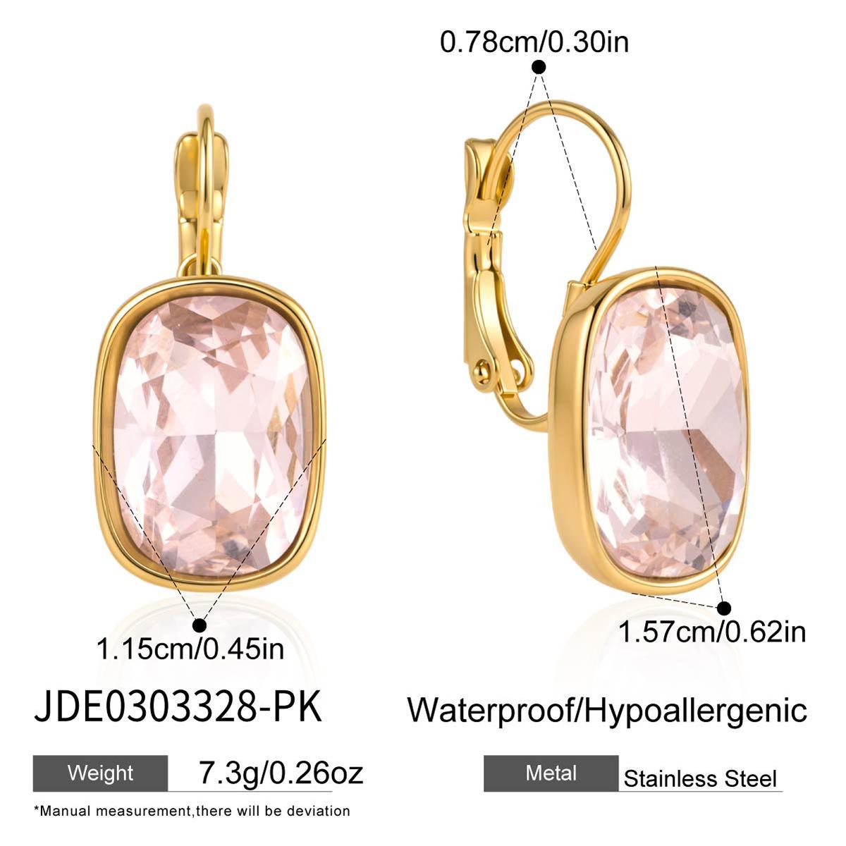 Elegant Crystal Clip Earrings for Women Minimalist 18K Gold PVD Plated Stainless Steel Earrings Fashion Jewelry Gift
Elegant Crystal Clip Earrings for Women Minimalist 18K Gold PVD Plated Stainless Steel Earrings Fashion Jewelry Gift