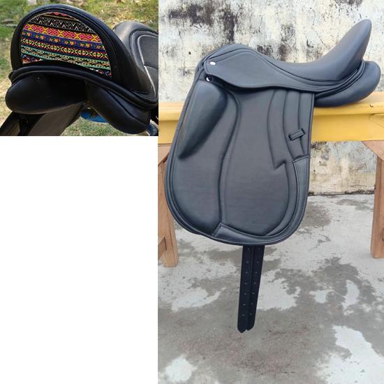 Leather Dressage Monoflap Saddle with Changeable Gullets – Elegant Cantle Design 18 Inch чорний
Leather Dressage Monoflap Saddle with Changeable Gullets – Elegant Cantle Design 18 Inch чорний