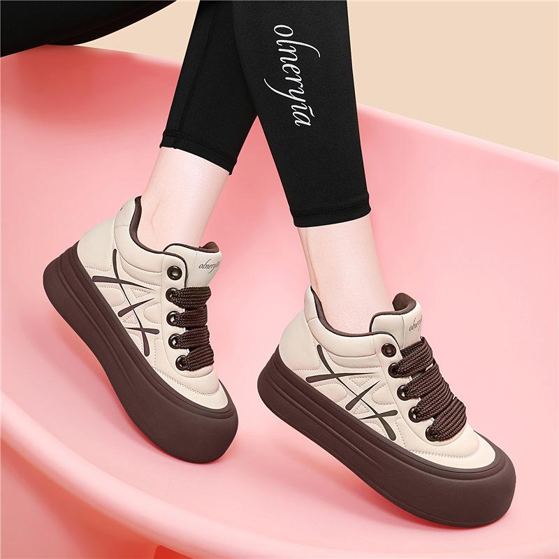 Versatile casual shoes women s autumn and winter new bread sports heightening women s shoes thick-soled high-top shoes women s trendy shoes 40
Versatile casual shoes women s autumn and winter new bread sports heightening women s shoes thick-soled high-top shoes women s trendy shoes 40
