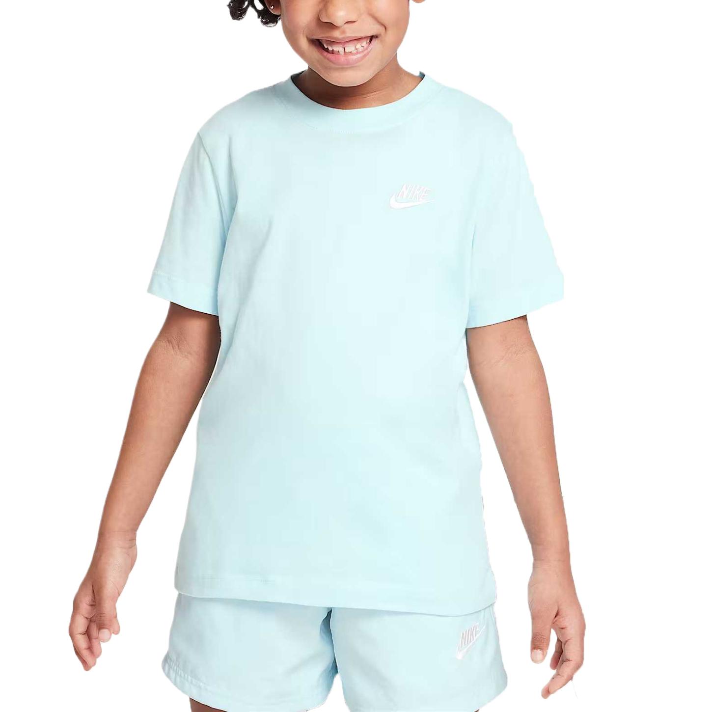 Nike Sportswear T-Shirt Fashion Trend Versatile Comfortable Short Sleeve Kids tops Light-Blue FZ5177-474 L
Nike Sportswear T-Shirt Fashion Trend Versatile Comfortable Short Sleeve Kids tops Light-Blue FZ5177-474 L