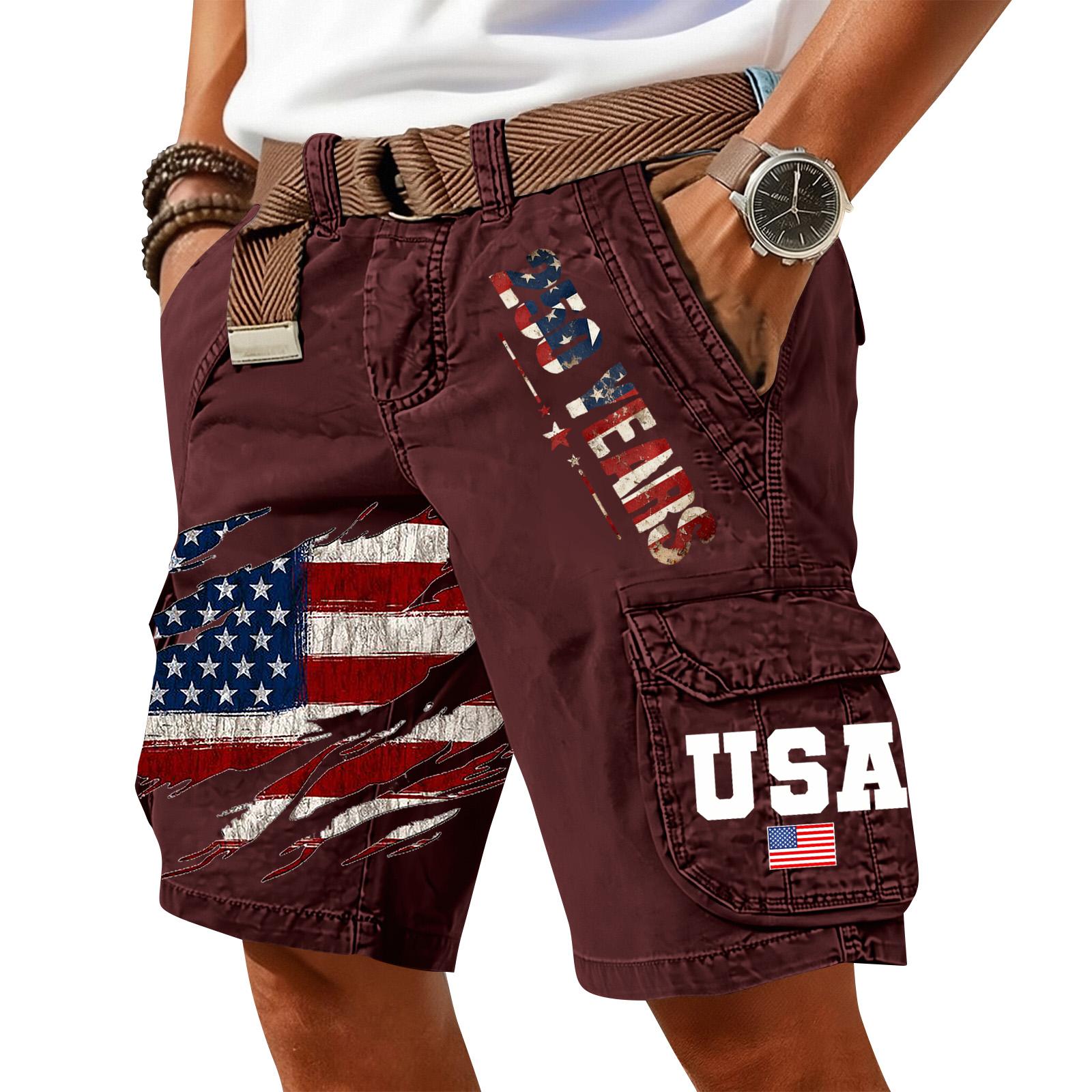 Men s Summer Printed Casual Multi-Pocket Cargo Shorts XL винний
Men s Summer Printed Casual Multi-Pocket Cargo Shorts XL винний