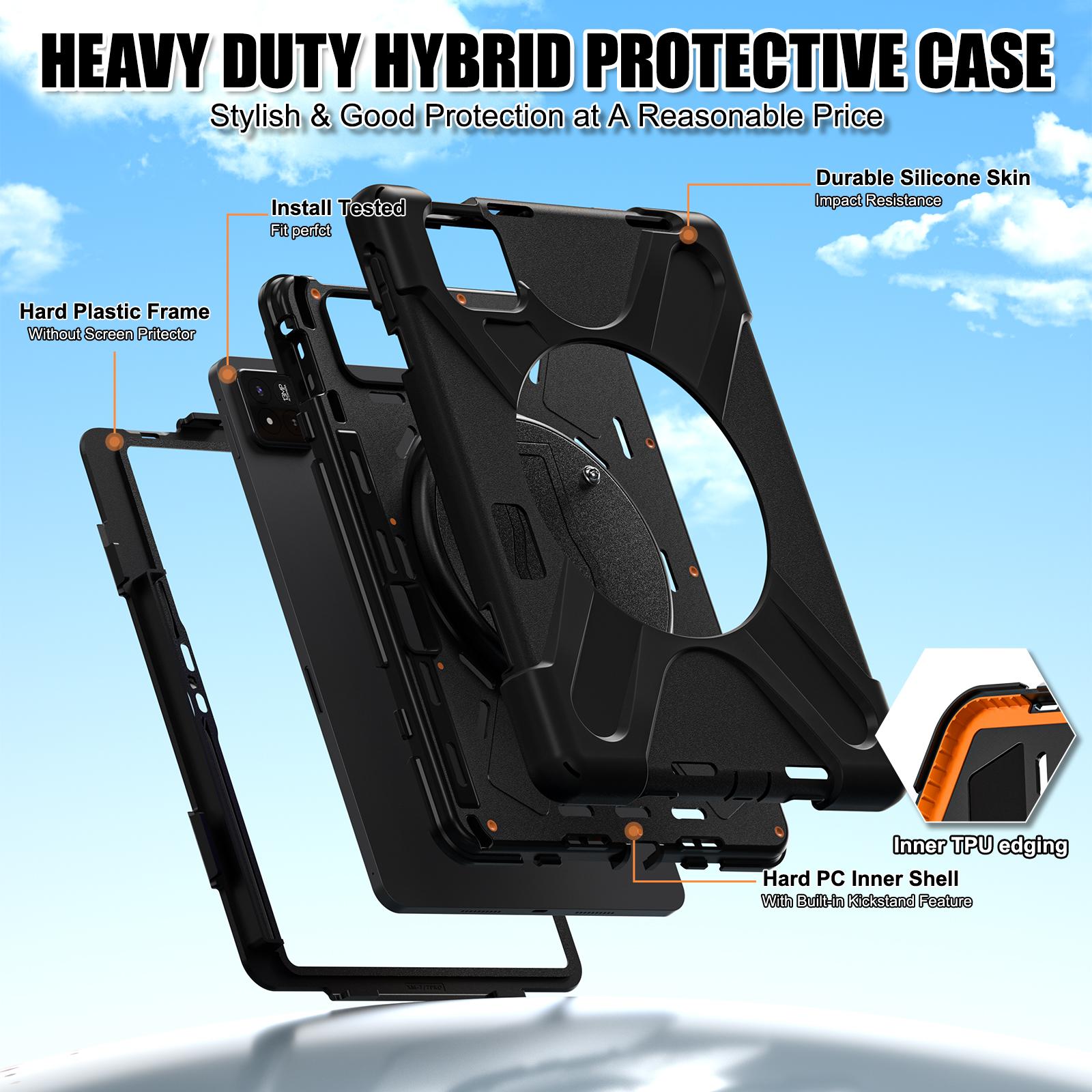 Для Xiaomi Pad 7 Pro/Pad 7 Чохол Підставка PC+Силікон Чохол для планшета Style A 
Для Xiaomi Pad 7 Pro/Pad 7 Чохол Підставка PC+Силікон Чохол для планшета Style A