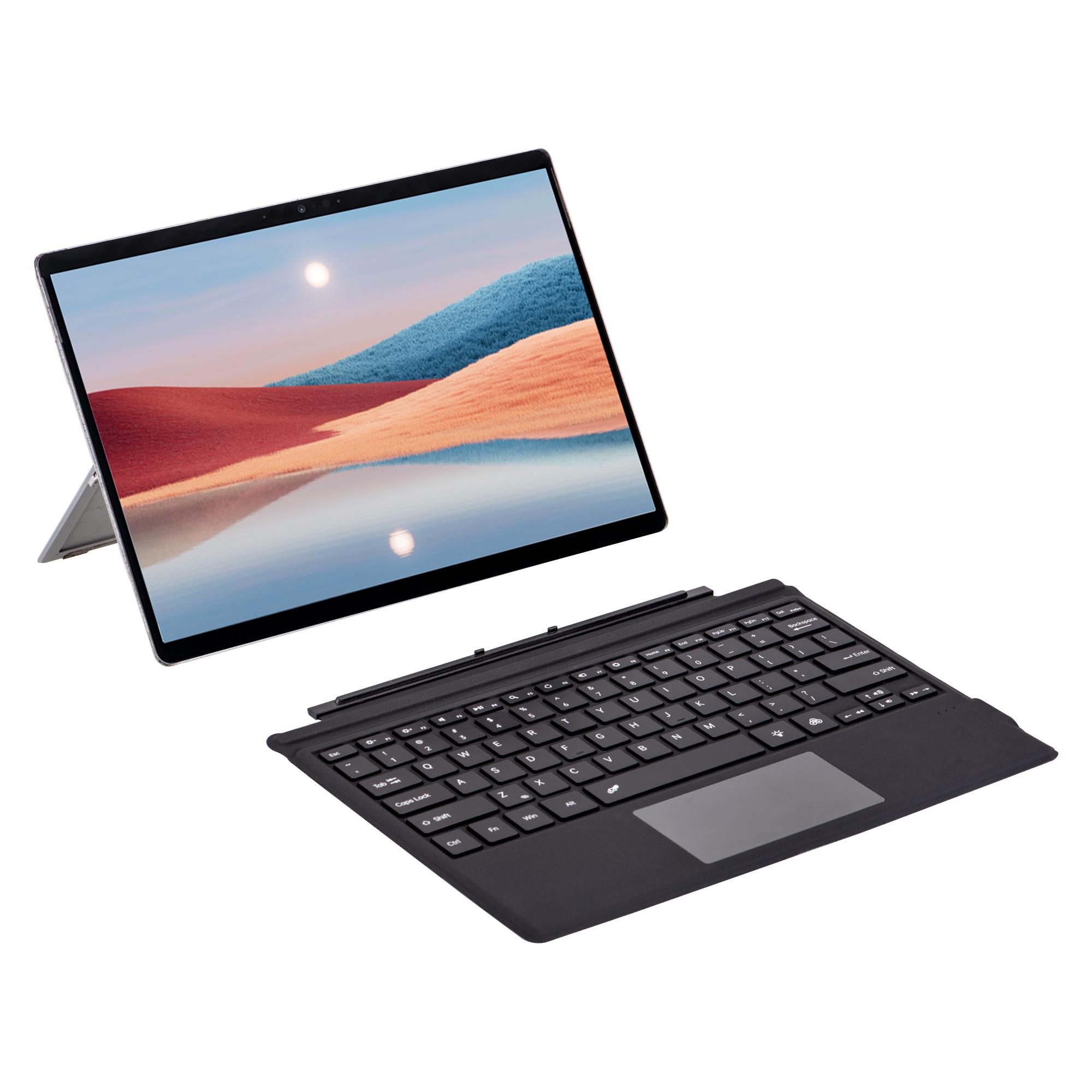 1089D-C For Microsoft Surface Pro 3/4/5/6/7/7+ Magnetic Absorption Backlit Bluetooth-compatible Tablet Keyboard Black
1089D-C For Microsoft Surface Pro 3/4/5/6/7/7+ Magnetic Absorption Backlit Bluetooth-compatible Tablet Keyboard Black
