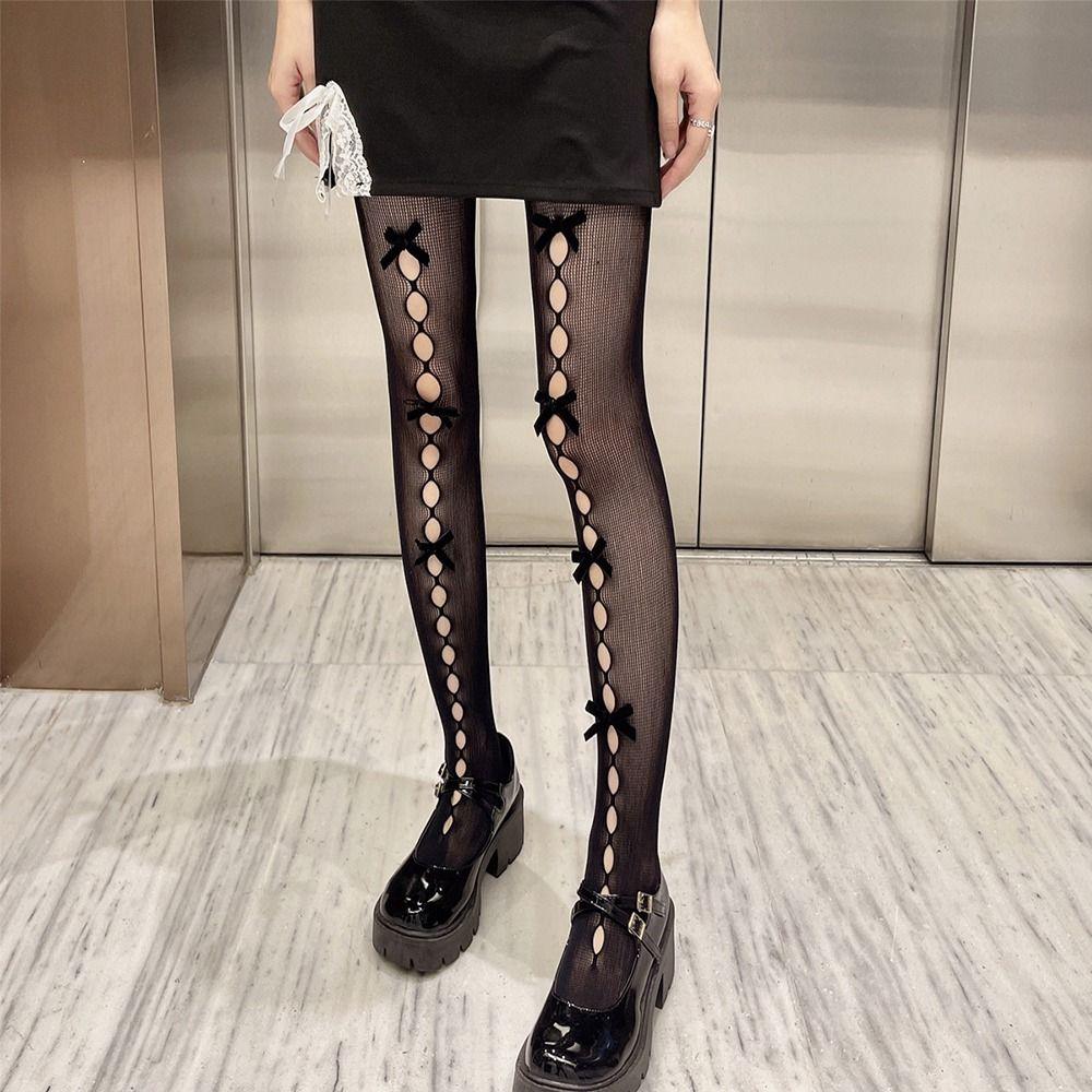 Lolita Y2k Nylon For Women Spring Summer Mesh Tights Women Stockings Female Hosiery Bow Pantyhose white-black bow
Lolita Y2k Nylon For Women Spring Summer Mesh Tights Women Stockings Female Hosiery Bow Pantyhose white-black bow