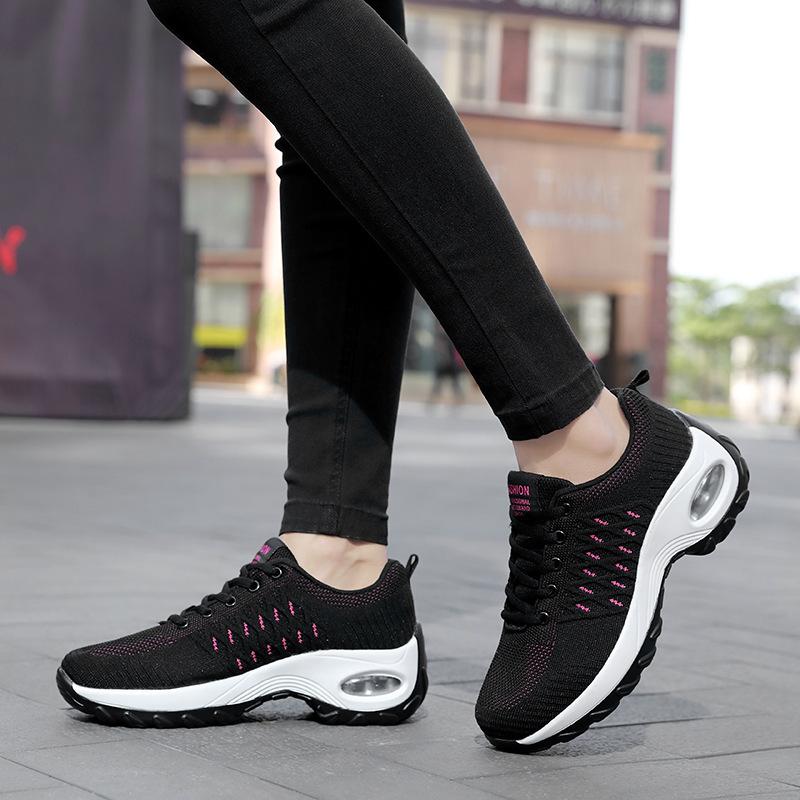 Hot-selling flying weaving new non-slip and wear-resistant dance shoes breathable lace-up air cushion thick-soled rocking shoes women 41
Hot-selling flying weaving new non-slip and wear-resistant dance shoes breathable lace-up air cushion thick-soled rocking shoes women 41