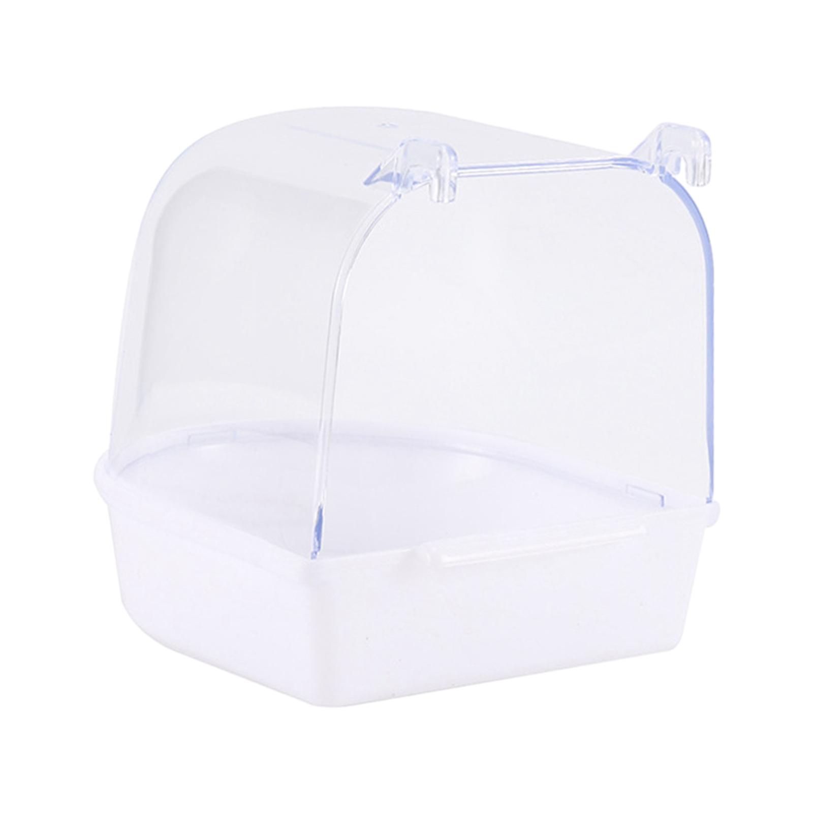 Parrot Hanging Bathtub Budgie Easy to Install Canary Cage Accessories Pet Bird Bath Box Parrot Water Shower Bowl Small Bird Cage білий
Parrot Hanging Bathtub Budgie Easy to Install Canary Cage Accessories Pet Bird Bath Box Parrot Water Shower Bowl Small Bird Cage білий