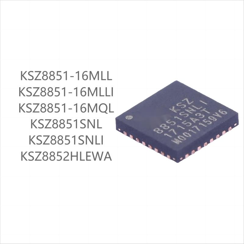 10PCS абсолютно нова серія KSZ8851 16MLL 16MLLI 16MQL SNL SNLI/KSZ8852HLEWA KSZ8852HLEWA(4pcs)
10PCS абсолютно нова серія KSZ8851 16MLL 16MLLI 16MQL SNL SNLI/KSZ8852HLEWA KSZ8852HLEWA(4pcs)