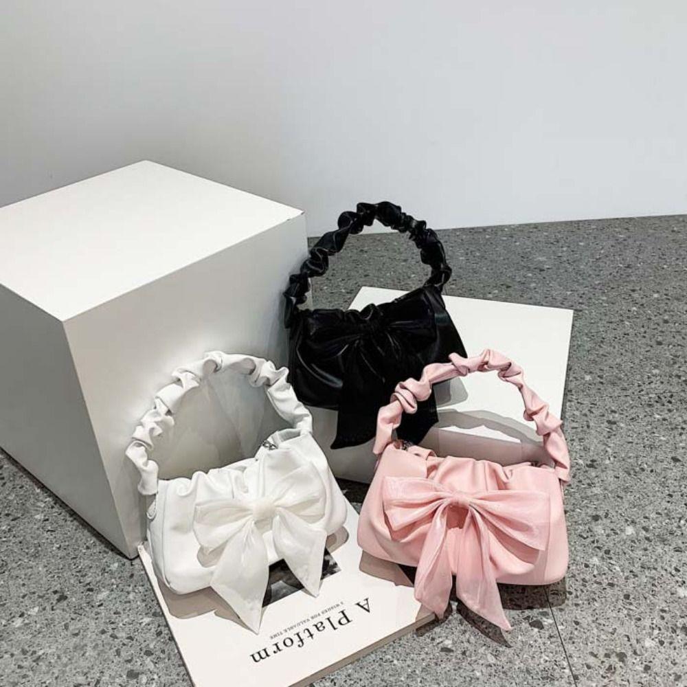 Мини-сумка-плиссе однотонная сумка через плечо INS Cool PU Bow Crossbody Bag Storage Bag
Мини-сумка-плиссе однотонная сумка через плечо INS Cool PU Bow Crossbody Bag Storage Bag
