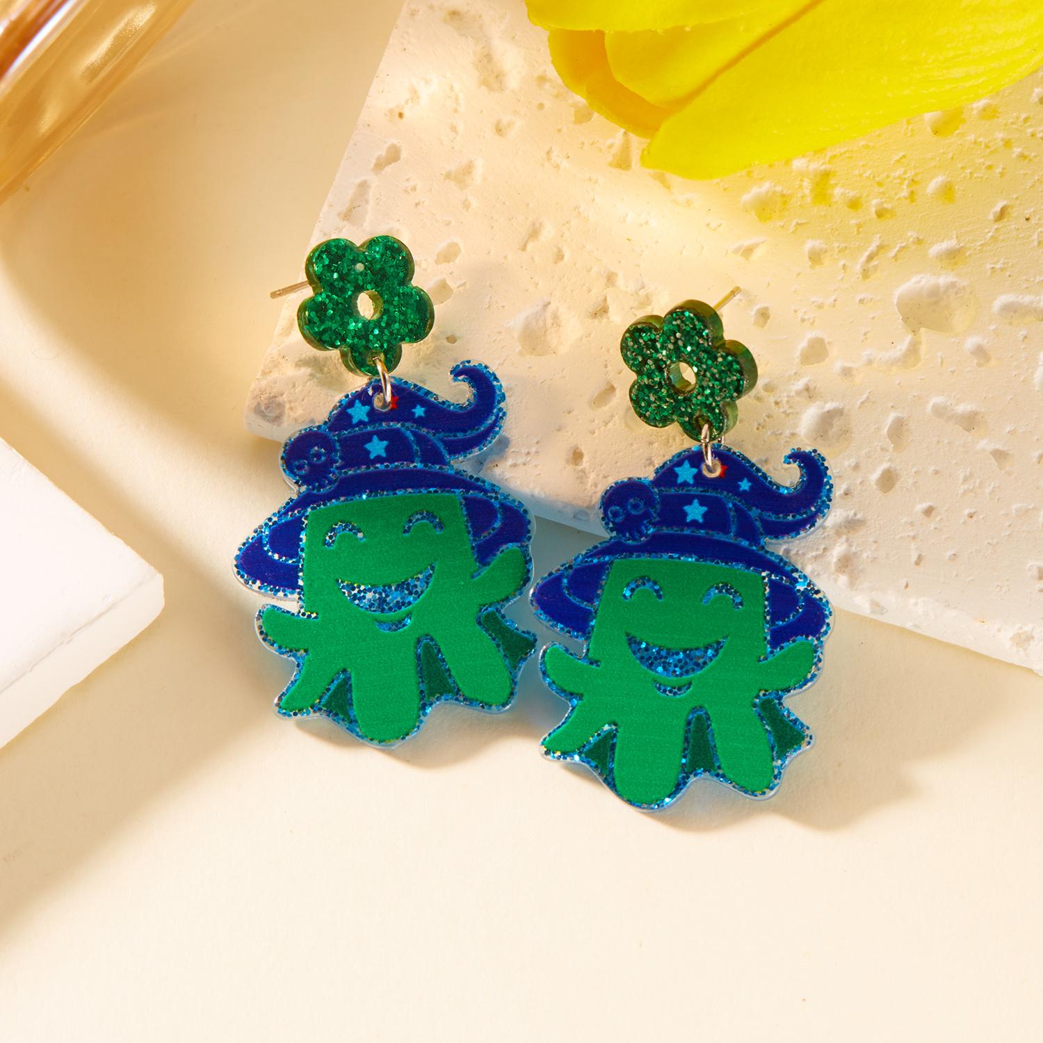 New Creative Halloween Ghost Flower Drop Earrings for Women Funny Spooky Pumpkin Skull Acrylic Earrings Girls Party Jewelry Gift
New Creative Halloween Ghost Flower Drop Earrings for Women Funny Spooky Pumpkin Skull Acrylic Earrings Girls Party Jewelry Gift
