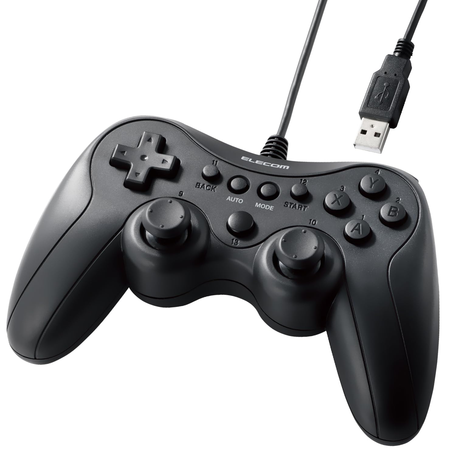 ELECOM Gamepad Wired Xinput PS System Layout Continuous Fire Stick Mode Switching Lightweight Black JC-GP20SBK чорний
ELECOM Gamepad Wired Xinput PS System Layout Continuous Fire Stick Mode Switching Lightweight Black JC-GP20SBK чорний