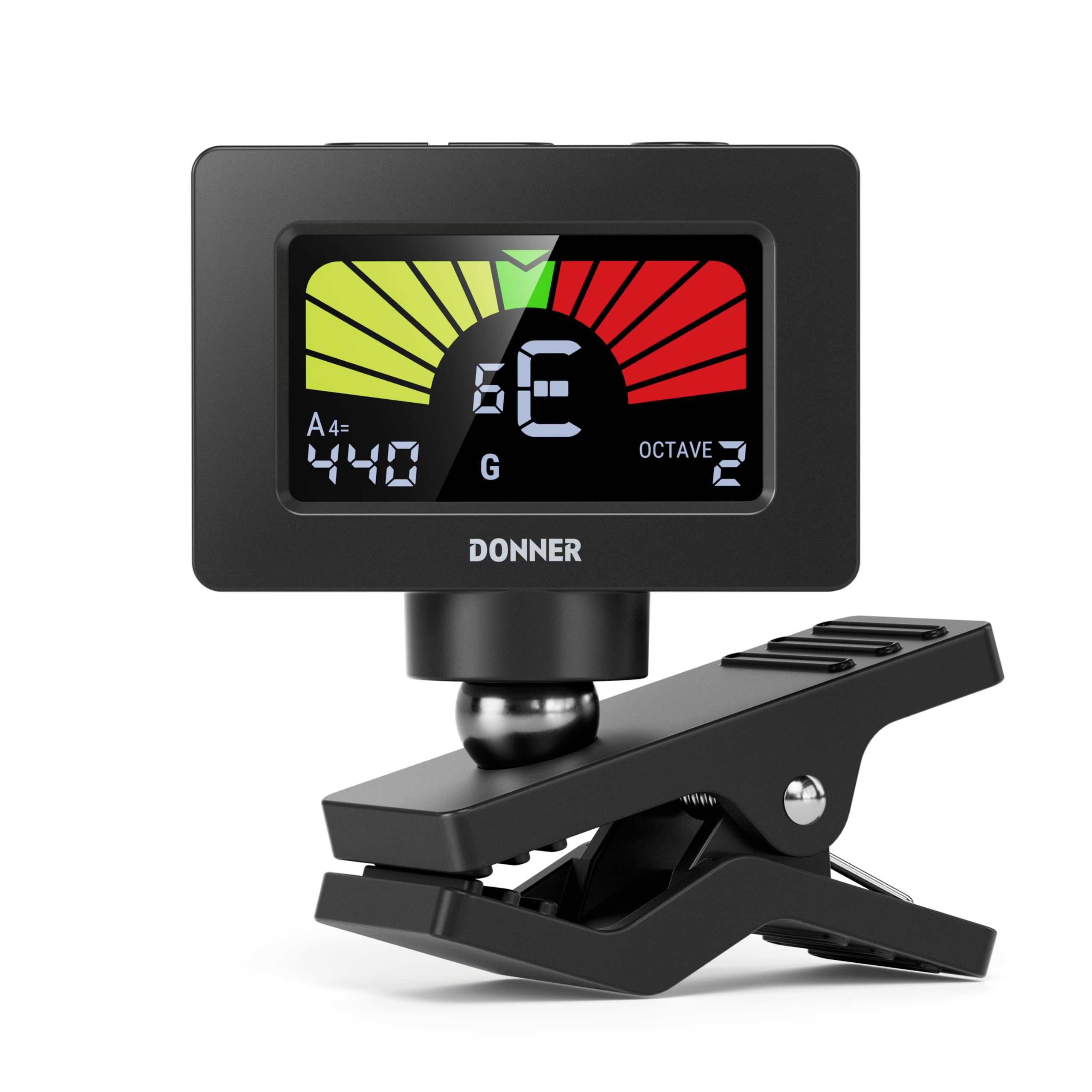 Кольоровий дисплей Donner Tuner Magnetic Clip Type High Precision для чорної гітари/укулеле/баса/скрипки DT-10
Кольоровий дисплей Donner Tuner Magnetic Clip Type High Precision для чорної гітари/укулеле/баса/скрипки DT-10