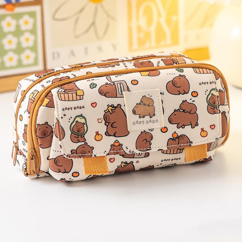 SCIONE Capibala Pencil Case Student Double Zipper Printing Stationery Bag High Value Multi-functional Large-capacity Pencil Case
SCIONE Capibala Pencil Case Student Double Zipper Printing Stationery Bag High Value Multi-functional Large-capacity Pencil Case