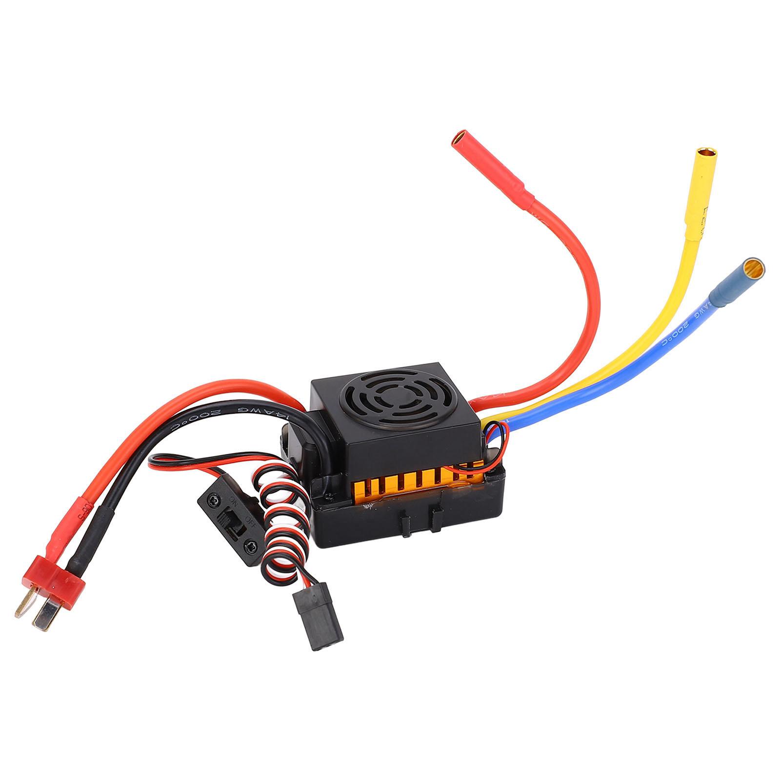 60A Brushless ESC with 5.8V 3A BEC Output Waterproof Electronic Speed Controller for 1/10 RC Car Boat
60A Brushless ESC with 5.8V 3A BEC Output Waterproof Electronic Speed Controller for 1/10 RC Car Boat