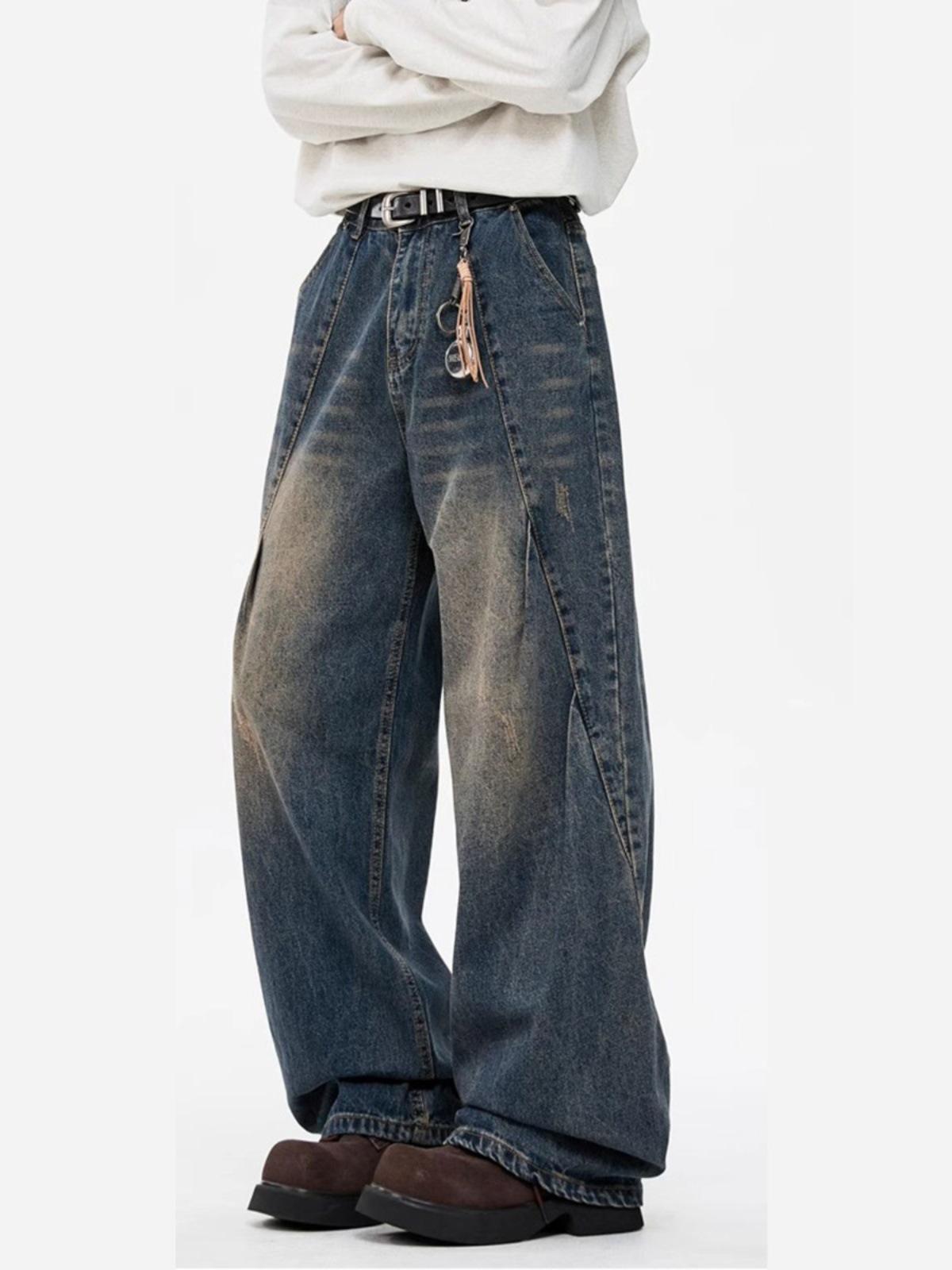 JYL Men s Wide-Leg Jeans American Vintage Washed Blue High-Street Loose Straight Denim XXL безодня
JYL Men s Wide-Leg Jeans American Vintage Washed Blue High-Street Loose Straight Denim XXL безодня