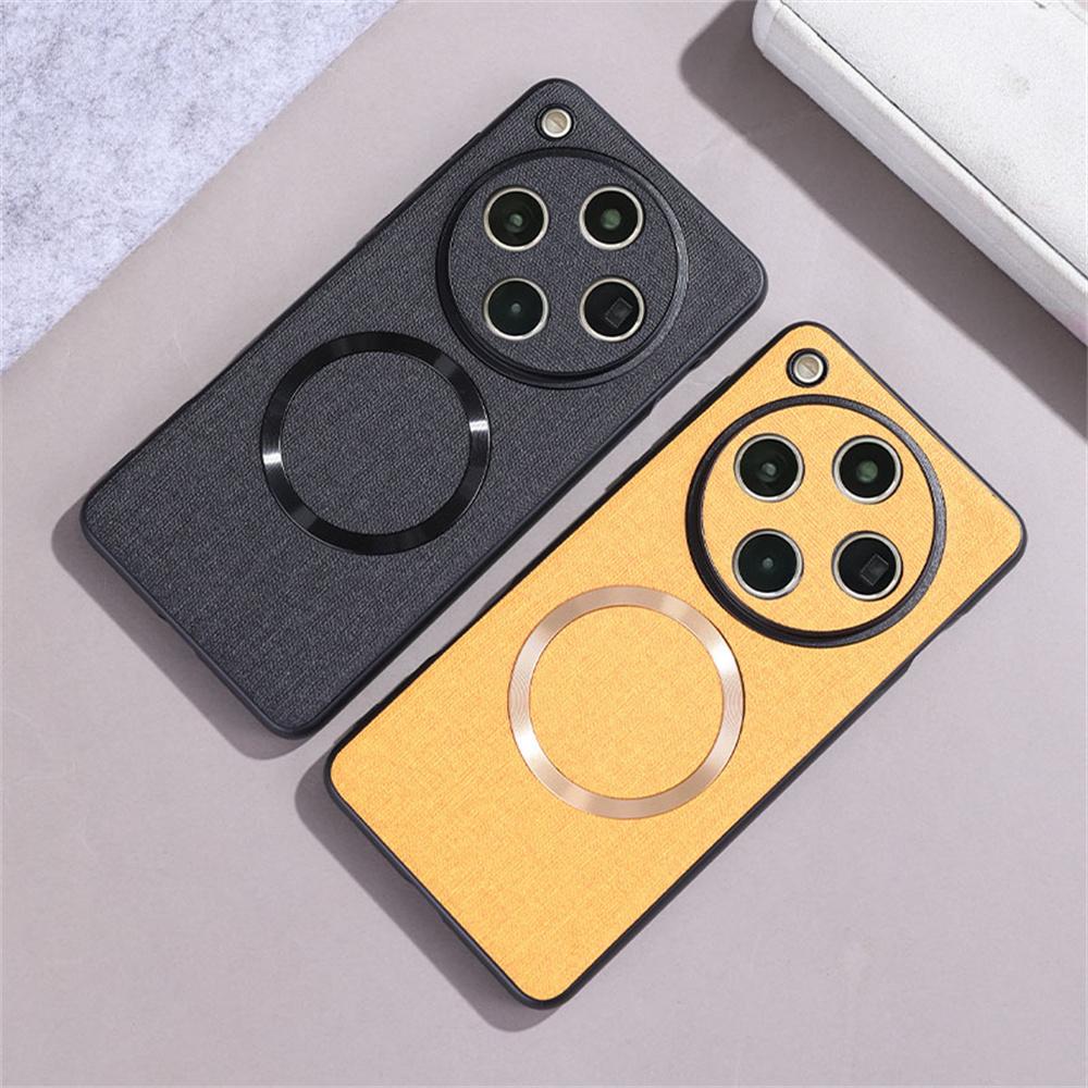 For Oppo Find X8 Pro 5G Case Drop-Proof TPU+Cloth Back Phone Cover Compatible with MagSafe Orange 
For Oppo Find X8 Pro 5G Case Drop-Proof TPU+Cloth Back Phone Cover Compatible with MagSafe Orange