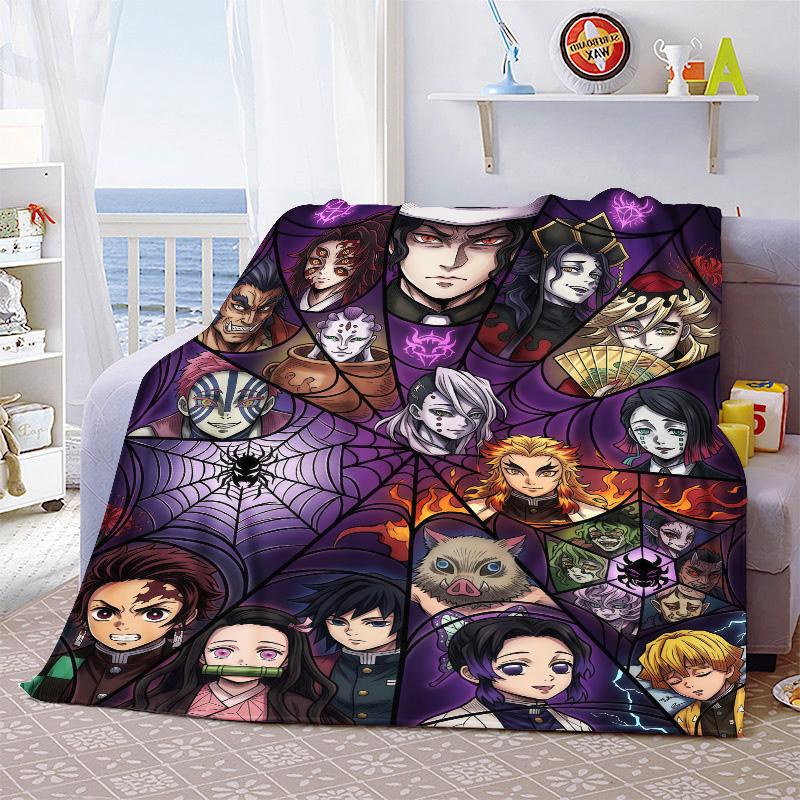 Demon Slayer Inspired Flannel Blanket Soft Warm Plush Throw for Couch Bed Sofa Lightweight Cozy Decor Gift Idea -QJY 75x90cm
Demon Slayer Inspired Flannel Blanket Soft Warm Plush Throw for Couch Bed Sofa Lightweight Cozy Decor Gift Idea -QJY 75x90cm