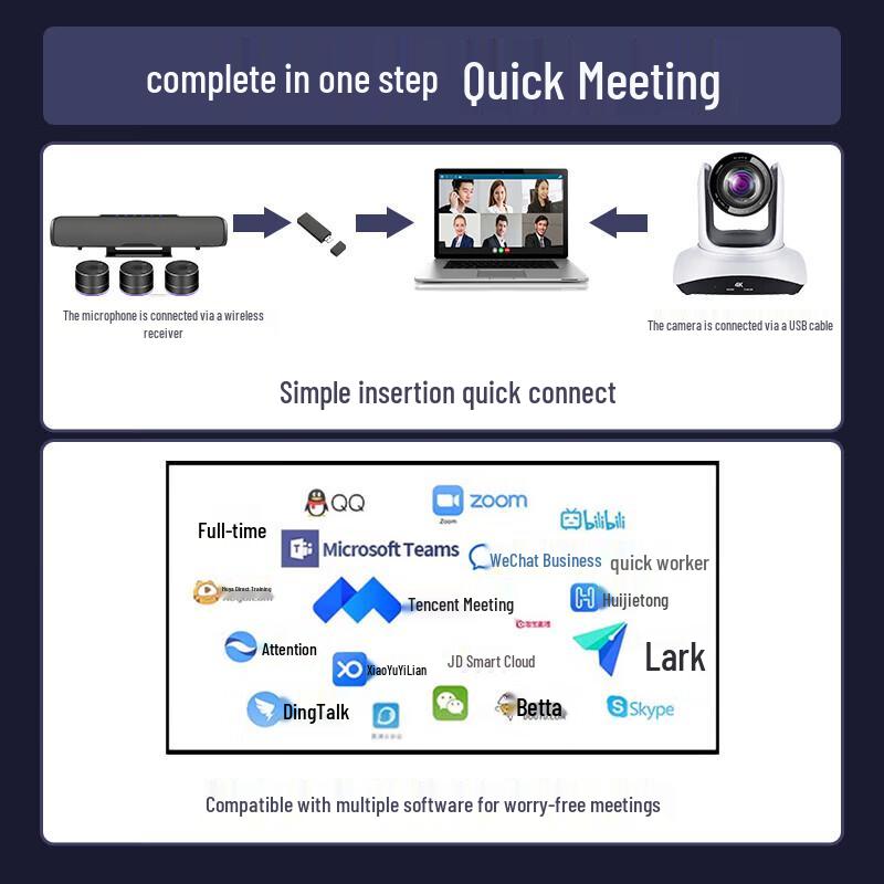 HSD 4K HD Video Conferencing System (CN version)
HSD 4K HD Video Conferencing System (CN version)