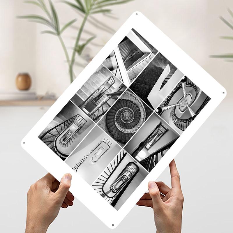 Spiral Staircase Collage Poster Customized Wall Art Vintage Metal Signs Retro Tin Plaque for Man Cave Room Ornaments Wand Deko 20x30cm(7.8x11.8inch)
Spiral Staircase Collage Poster Customized Wall Art Vintage Metal Signs Retro Tin Plaque for Man Cave Room Ornaments Wand Deko 20x30cm(7.8x11.8inch)