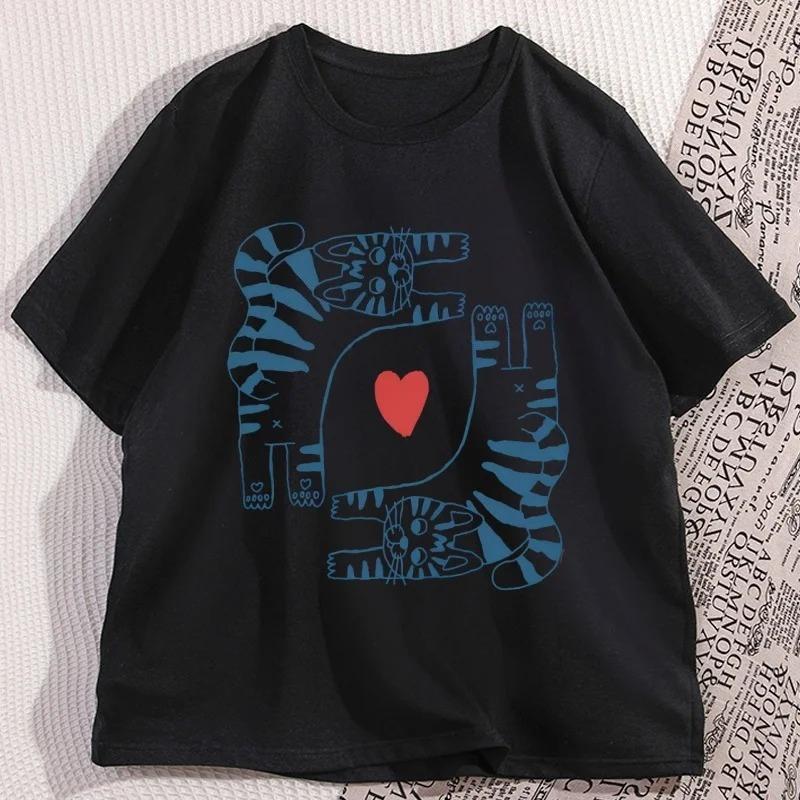 Cat Lover Tshirt Funny Retro Short Sleeve Graphic T Shirts Crewneck Cotton Printed Tshirt Casual Short Sleeve Casual Clothing S
Cat Lover Tshirt Funny Retro Short Sleeve Graphic T Shirts Crewneck Cotton Printed Tshirt Casual Short Sleeve Casual Clothing S