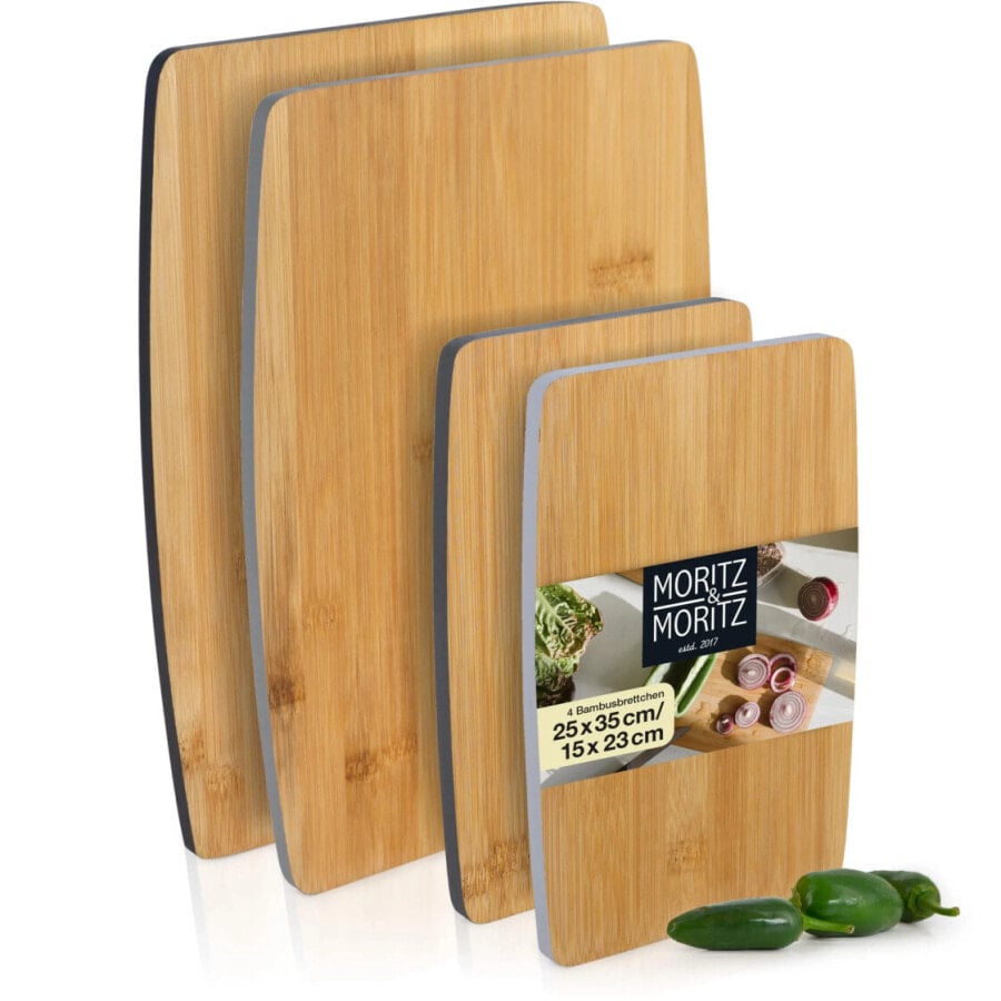 Разделочная доска Moritz & Moritz из бамбука 4 шт.
Разделочная доска Moritz & Moritz из бамбука 4 шт.