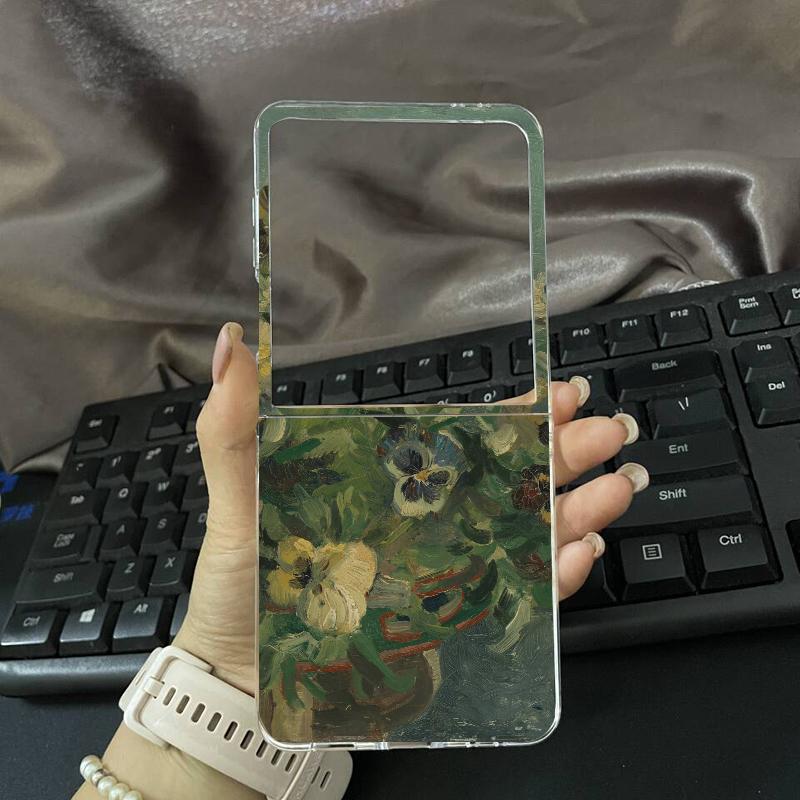 Art Van Gogh Sunflower Cat Oil Painting Phone Case for Samsung Galaxy Z Flip 7 5G Clear Hard PC Folding Cover for Z Flip 7 Coque For Samsung ZFlip 7
Art Van Gogh Sunflower Cat Oil Painting Phone Case for Samsung Galaxy Z Flip 7 5G Clear Hard PC Folding Cover for Z Flip 7 Coque For Samsung ZFlip 7