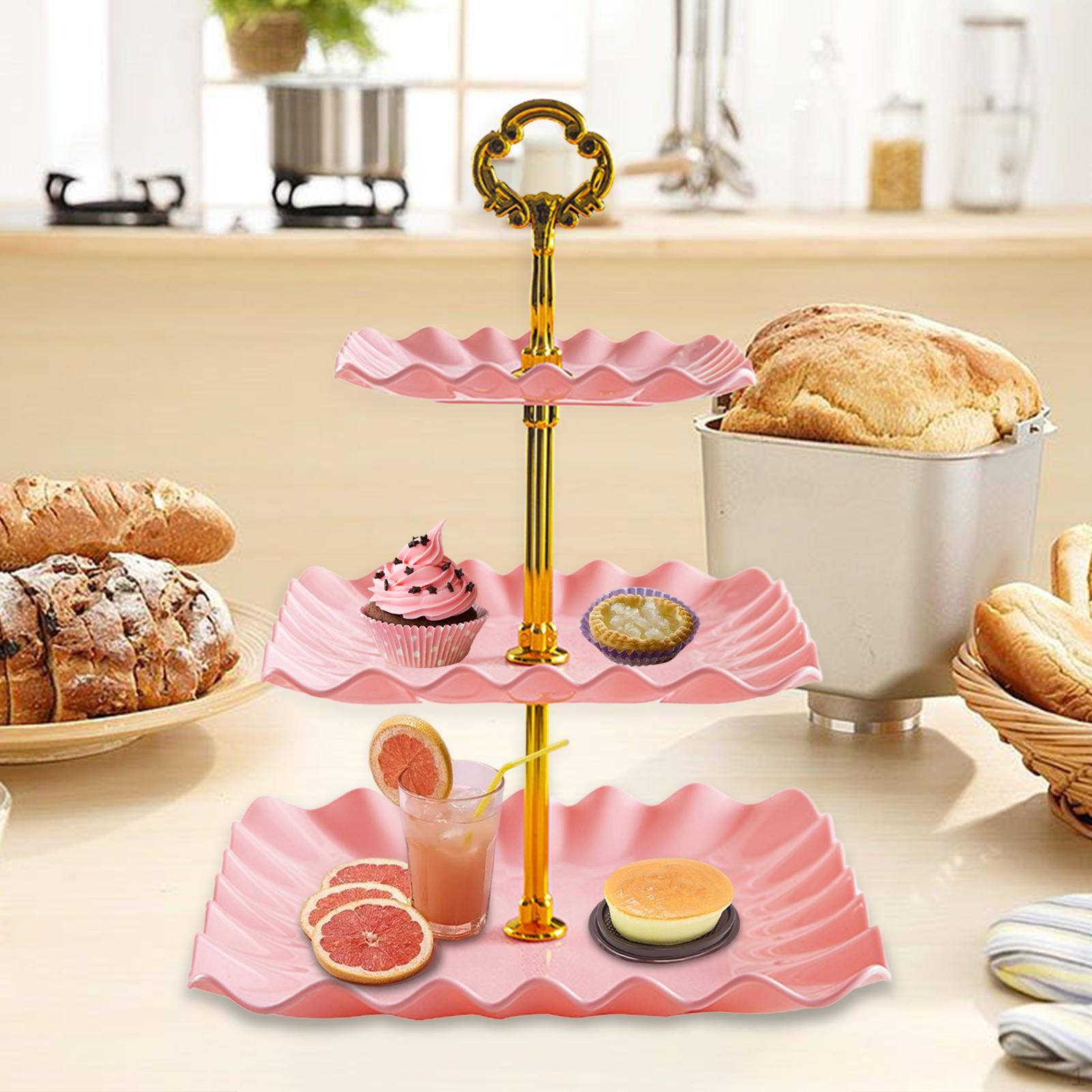 Cupcake Stand cake Rack 3 Tier Cookie tower Table Decoration for Party рожевий
Cupcake Stand cake Rack 3 Tier Cookie tower Table Decoration for Party рожевий