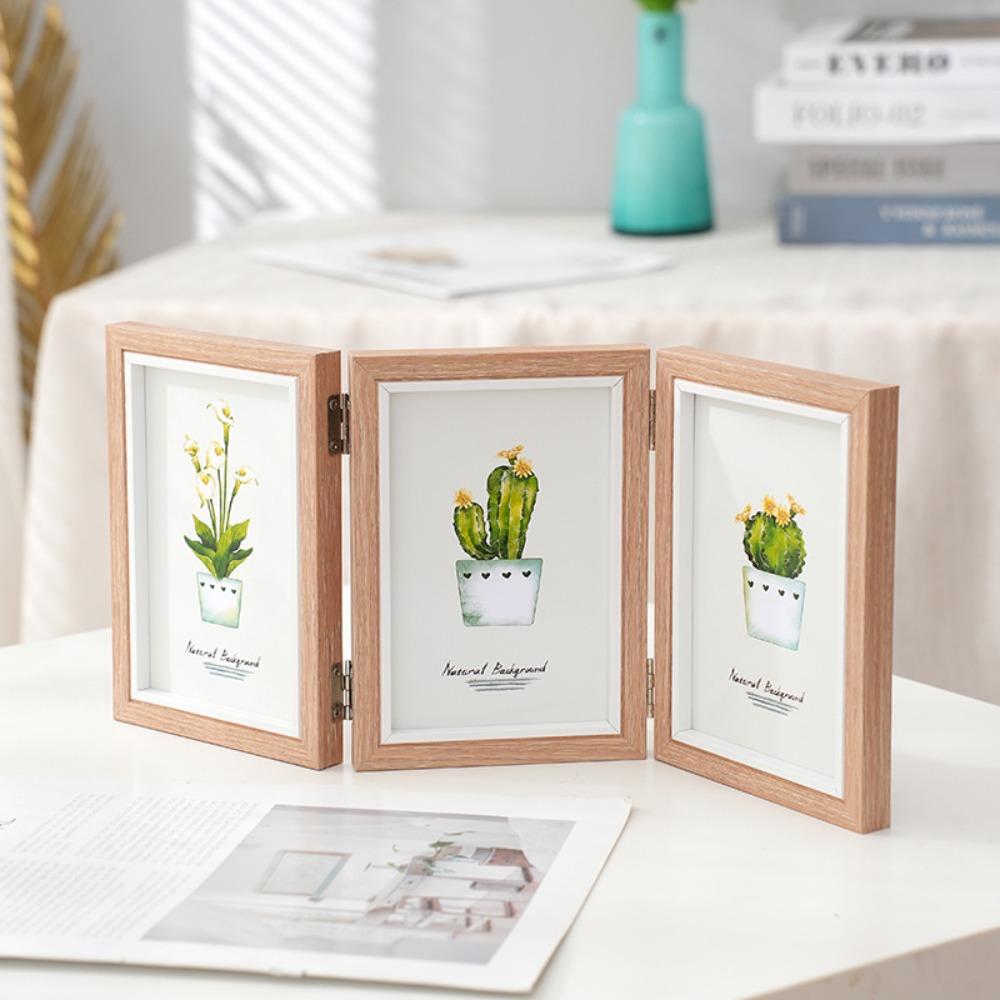 Vertical Triplex Folding Photo Frame Wooden Tri-fold Photo Frame Hinged Photo Frame Studio Wood-Duplex
Vertical Triplex Folding Photo Frame Wooden Tri-fold Photo Frame Hinged Photo Frame Studio Wood-Duplex