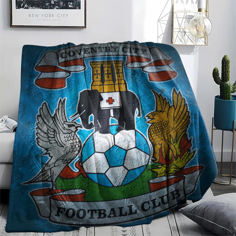 Coventry City FC pattern Flannel Blanket, High quality Comfortable for All Seasons, Home Decor, Warmth and Comfort, Perfect for Gifts. 80cm x 120cm
Coventry City FC pattern Flannel Blanket, High quality Comfortable for All Seasons, Home Decor, Warmth and Comfort, Perfect for Gifts. 80cm x 120cm