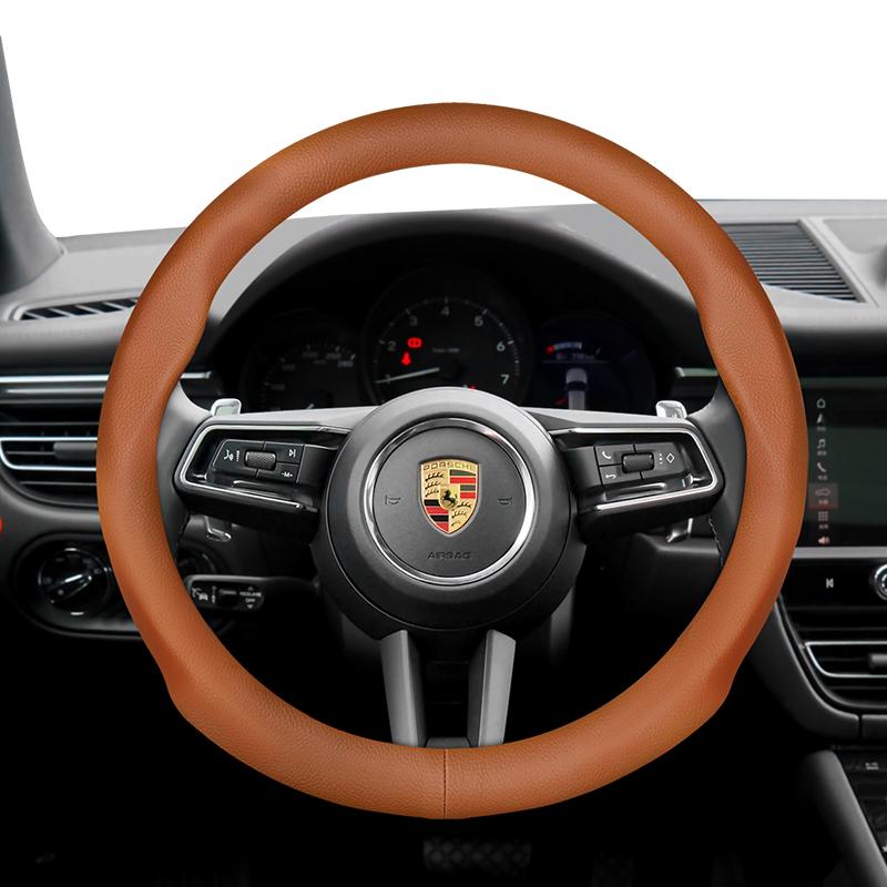 For Porsche Steering Wheel Cover Ultra - Thin Micro Fiber Leather Breathable Cayenne Macan Panamera Taycan 718 911
For Porsche Steering Wheel Cover Ultra - Thin Micro Fiber Leather Breathable Cayenne Macan Panamera Taycan 718 911
