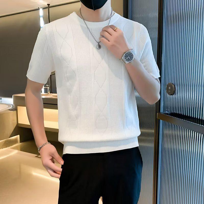 Men s Summer Ice Silk Slimming Round Neck Half Sleeve T-shirt XL белый
Men s Summer Ice Silk Slimming Round Neck Half Sleeve T-shirt XL белый
