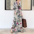 New shirt skirt long-sleeved cotton and linen printing Japanese lapel simple loose casual long shirt dress 5XL
New shirt skirt long-sleeved cotton and linen printing Japanese lapel simple loose casual long shirt dress 5XL