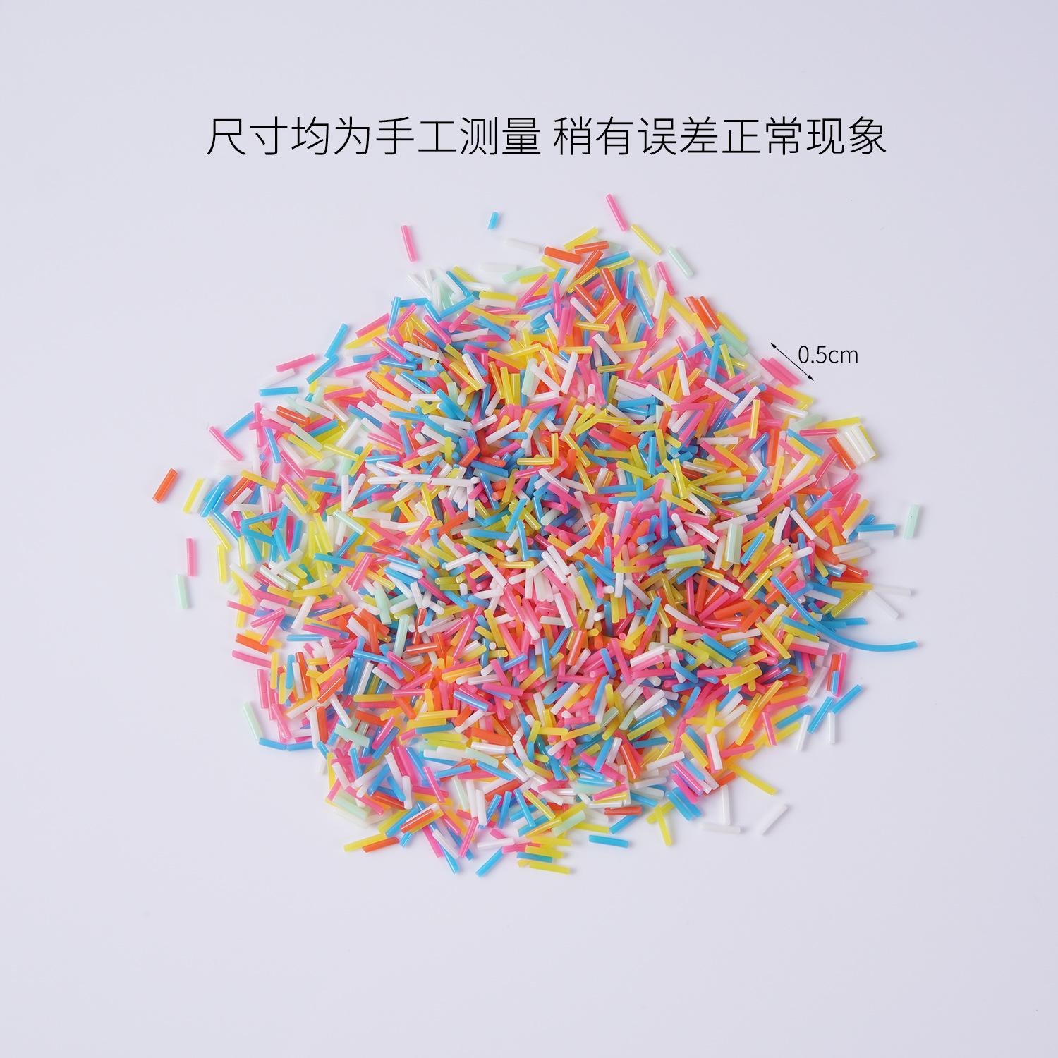 500G Simulation Color Sugar Needle Candy Fake Cake Granules Cream Gel Accessories Decoration Simulation Dessert Cake Decorations
500G Simulation Color Sugar Needle Candy Fake Cake Granules Cream Gel Accessories Decoration Simulation Dessert Cake Decorations