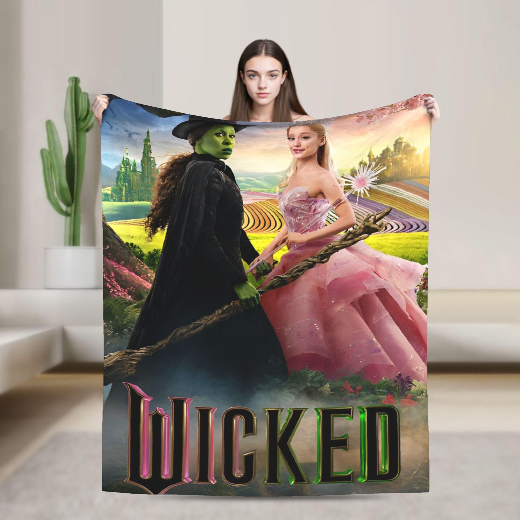 Soft Blanket Travel Wicked Elphaba & Glinda Tonal Throw Blanket Flannel Bedspread For Couch Chair Novelty Sofa Bed Cover 75cmx90cm
Soft Blanket Travel Wicked Elphaba & Glinda Tonal Throw Blanket Flannel Bedspread For Couch Chair Novelty Sofa Bed Cover 75cmx90cm