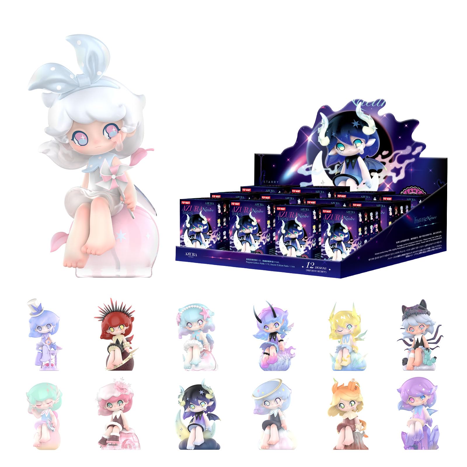 POP MART Azura Fantasy Nature Series Figures 12 Pieces Azura Blind Box Figure Random Design Action Figure Collectable Toy Home Decoration Holiday
POP MART Azura Fantasy Nature Series Figures 12 Pieces Azura Blind Box Figure Random Design Action Figure Collectable Toy Home Decoration Holiday