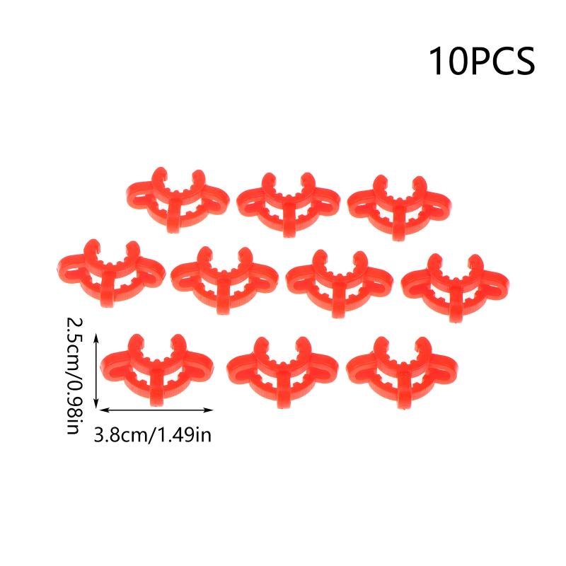 New 10pcs Nylon Standard Connector Clips, 14#19#24#29#Evaporator Bayonet Fixed Anti-skid Clips Laboratory Clamp
New 10pcs Nylon Standard Connector Clips, 14#19#24#29#Evaporator Bayonet Fixed Anti-skid Clips Laboratory Clamp