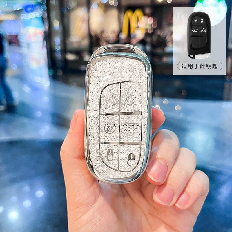 Crystal Tpu Key Case For Fiat Jeep Dodge Charger Challenger Dart Journey Durango Grand Caravan 4 Button Remote Car Key Cover Fob
Crystal Tpu Key Case For Fiat Jeep Dodge Charger Challenger Dart Journey Durango Grand Caravan 4 Button Remote Car Key Cover Fob