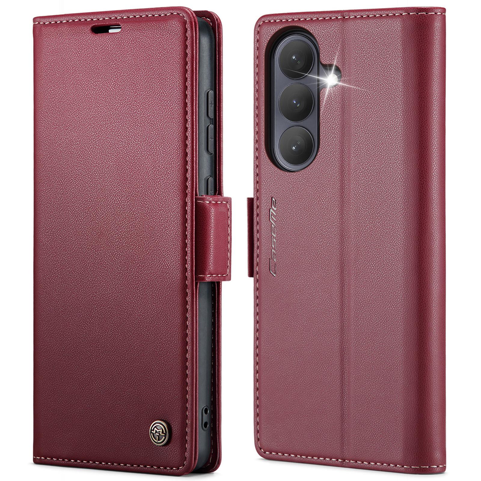For Samsung Galaxy A57 5G Case CASEME 023 Series RFID Blocking Wallet Stand Glossy Litchi Texture Leather Phone Cover
For Samsung Galaxy A57 5G Case CASEME 023 Series RFID Blocking Wallet Stand Glossy Litchi Texture Leather Phone Cover