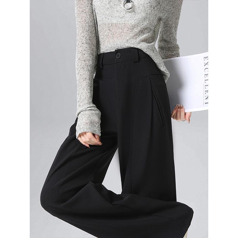 Women s High Waist Black Drapey Suit Pants - Wide Leg, Loose Fit, Spring/Autumn 2025 2XL (135-150 jin)
Women s High Waist Black Drapey Suit Pants - Wide Leg, Loose Fit, Spring/Autumn 2025 2XL (135-150 jin)