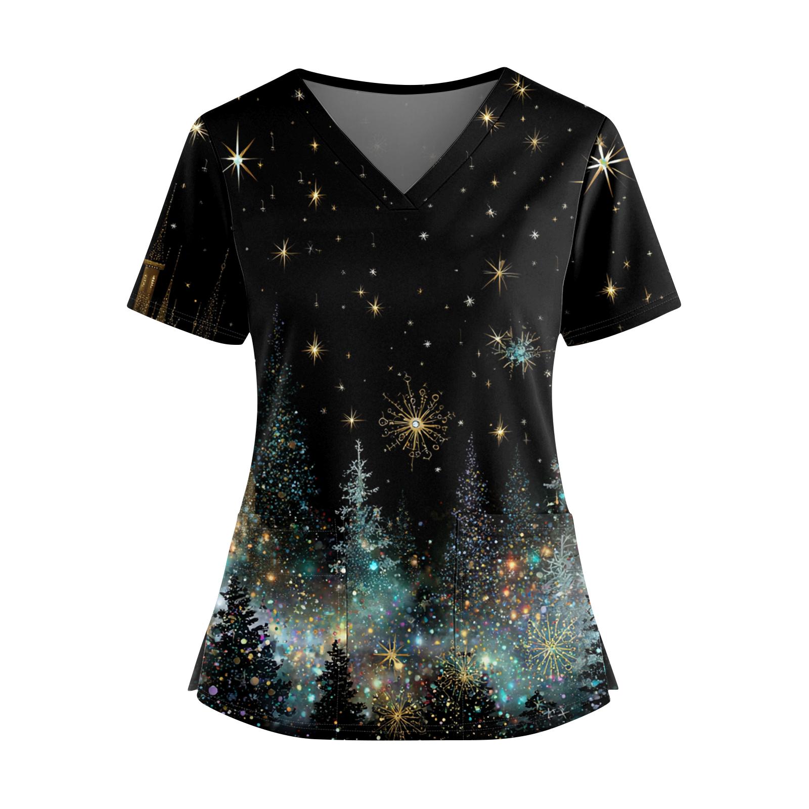 Женский рождественский топ с принтом, V-образным вырезом, двумя карманами, короткими рукавами, разрезом по подолу, униформа для сиделки M
Женский рождественский топ с принтом, V-образным вырезом, двумя карманами, короткими рукавами, разрезом по подолу, униформа для сиделки M