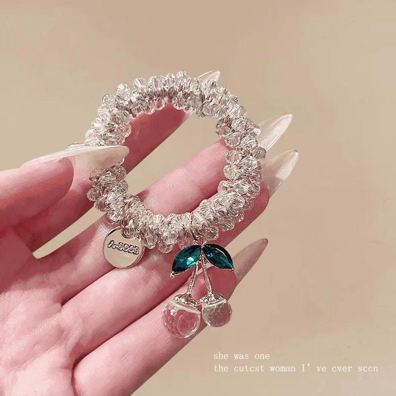 Color temperament bracelet hair band headband girlfriend hair rope cherry rubber band ponytail holder for women прозрачный
Color temperament bracelet hair band headband girlfriend hair rope cherry rubber band ponytail holder for women прозрачный
