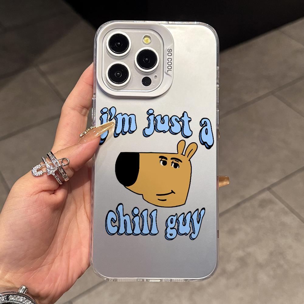 Cartoon I m Just A Chill Guy Phone Case for iPhone 17 Air 16 16e 15 14 Plus 13 12 11 Pro Max X Xs XR 8 Colorful Silver Cover iPhone XS Max
Cartoon I m Just A Chill Guy Phone Case for iPhone 17 Air 16 16e 15 14 Plus 13 12 11 Pro Max X Xs XR 8 Colorful Silver Cover iPhone XS Max