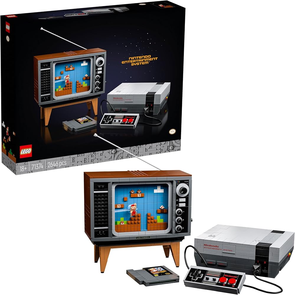 LEGO Super Mario Nintendo Entertainment System Toy Building Blocks 71374 for Kids and Adults
LEGO Super Mario Nintendo Entertainment System Toy Building Blocks 71374 for Kids and Adults