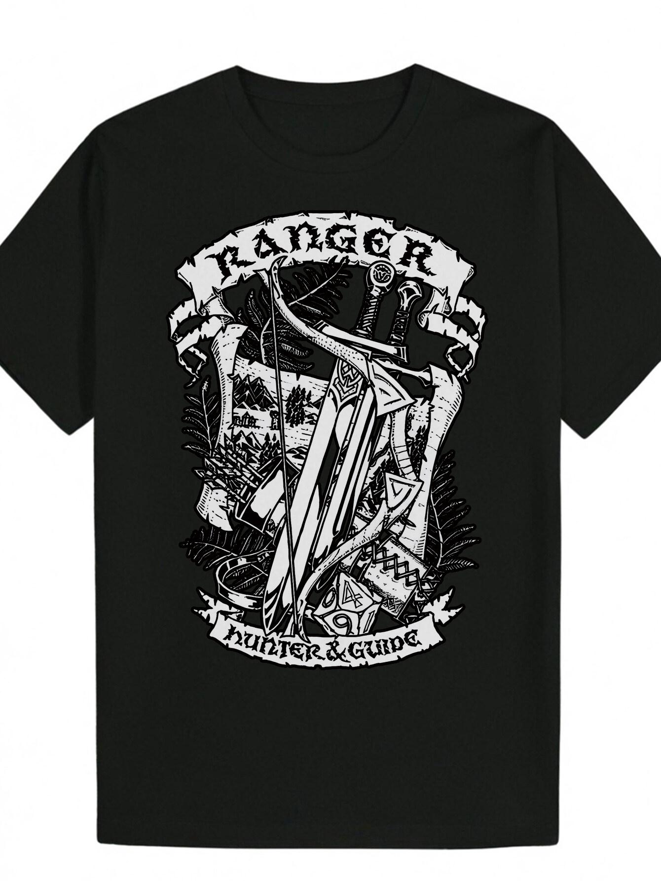 Black Graphic T-shirt - Lightweight Breathable Polyester Tee for Outdoor Adventures S
Black Graphic T-shirt - Lightweight Breathable Polyester Tee for Outdoor Adventures S