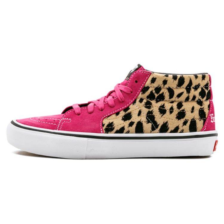 Кроссовки унисекс Vans Supreme x Sk8-Mid Pro Cheetah Velvet Pink Magenta VN0A347UOPL
Кроссовки унисекс Vans Supreme x Sk8-Mid Pro Cheetah Velvet Pink Magenta VN0A347UOPL