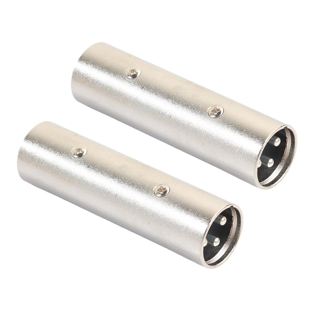 # 2 шт. 3-контактный разъем XLR Male to XLR Male для микрофона, разъем питания для адаптера
# 2 шт. 3-контактный разъем XLR Male to XLR Male для микрофона, разъем питания для адаптера