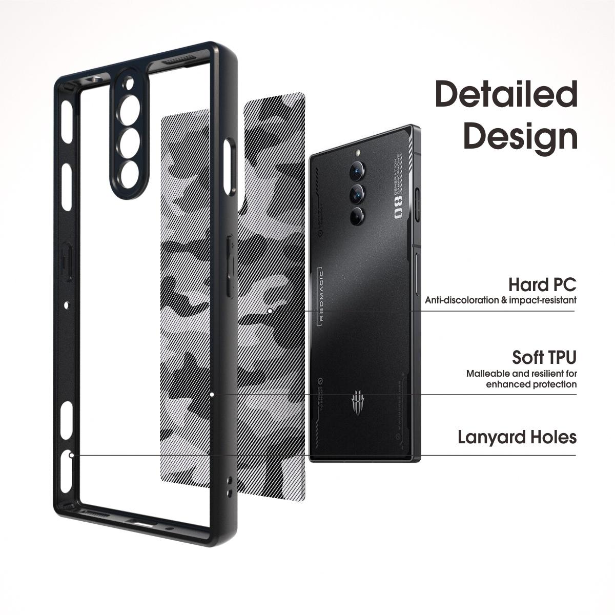 IBMRS For ZTE nubia Red Magic 8S Pro/8 Pro+ 5G/8 Pro 5G Cases Slim-Fit TPU+PC Phone Cover Artistic Camouflage
IBMRS For ZTE nubia Red Magic 8S Pro/8 Pro+ 5G/8 Pro 5G Cases Slim-Fit TPU+PC Phone Cover Artistic Camouflage