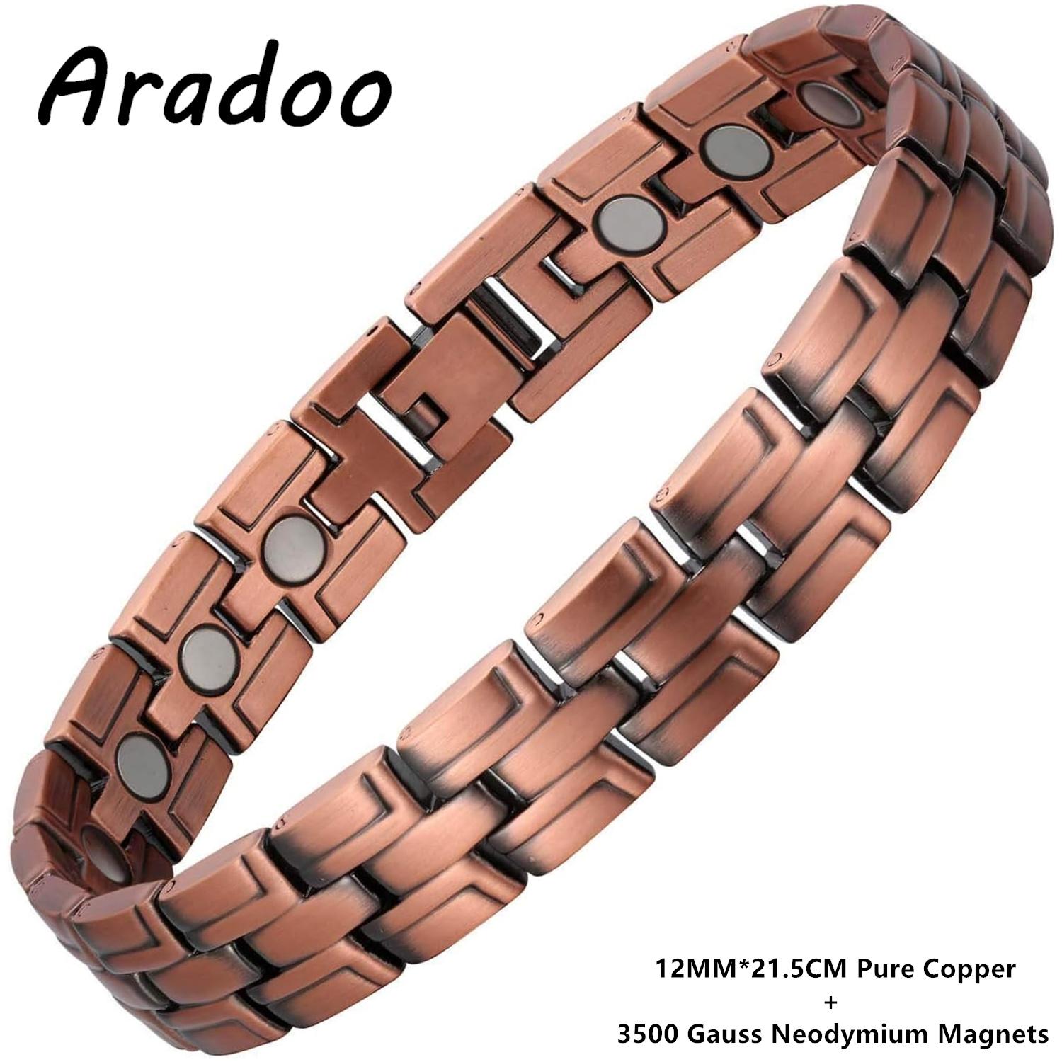 Double Row Magnetic Pure Copper Bracelet with 3500 Gauss Magnetic Wristband Minimalist Design Jewelry Gifts
Double Row Magnetic Pure Copper Bracelet with 3500 Gauss Magnetic Wristband Minimalist Design Jewelry Gifts